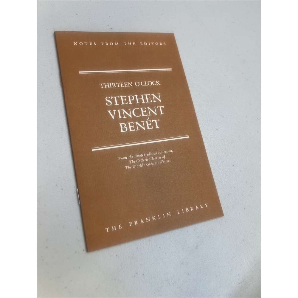 Franklin Library Benet, Stephen Vincent - Thirteen O'clock Collected Stories - Picture 7 of 7